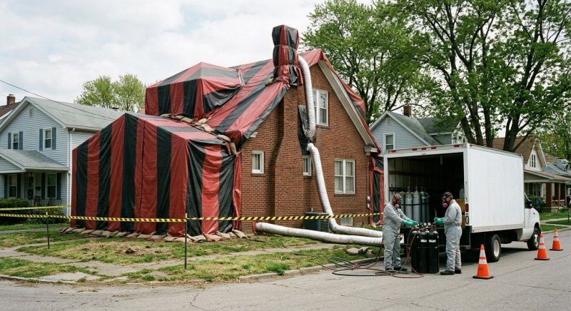 Tent Fumigation in Fredericksburg, VA